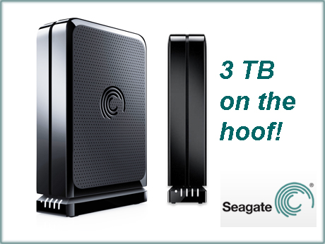 Seagate 3TB FreeAgent GoFlex:  a  world first  in external desktop storage