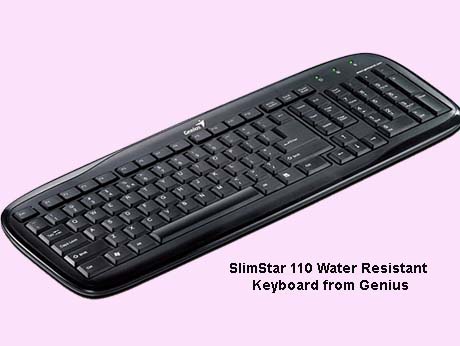 Spill proof keyboard from Genius