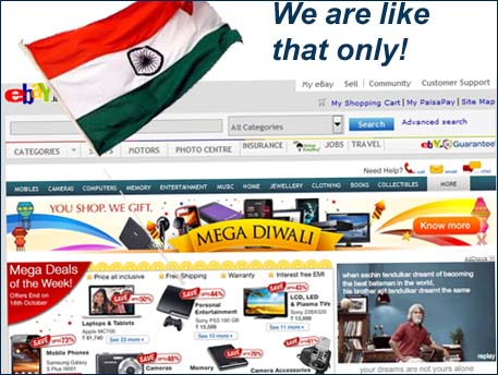 eBay India charts gadgets popularity in India