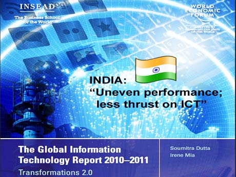 WEF Report  on global IT: Sweden heads;  India slips