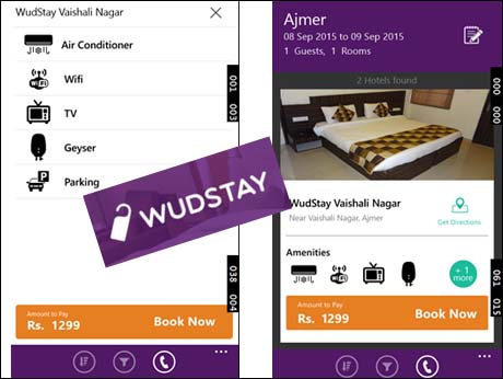 Budget hotel finding app WudStay, now  on Windows