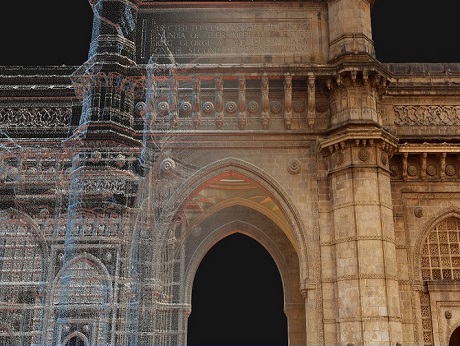 Digital preservation of Gateway of India creates  photo-real 3-D models