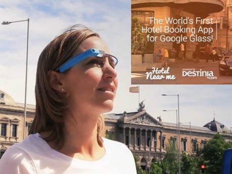 First ever hotel book app for Google Glass from Destinia.com