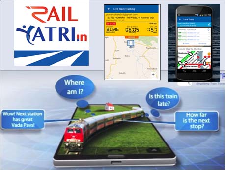 Indian  train app, RailYatri,  adds location feature