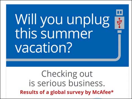 McAfee study points to dangers of public Wifi  while on holiday