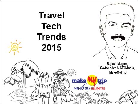 Mobile, wearables will  drive online travel growth in 2015: MakeMyTrip CEO