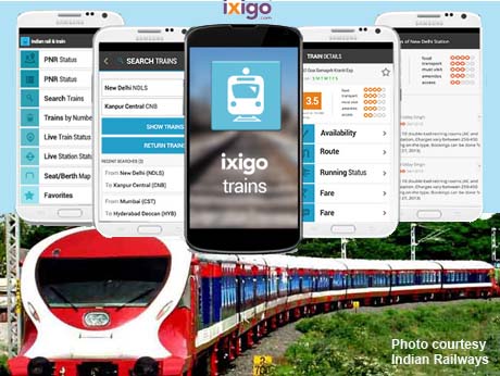 New Trains app from MakeMyTrip