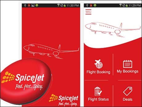 Spicejet launches a mobile apps for its customers
