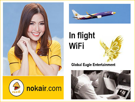 Thai budget airline, Nok Air, shows the way with inflight WiFi! 