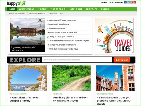 Times Group  launches a travel portal that feels like a magazine