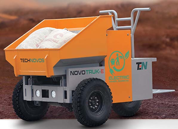 Technovos launches GaadE- Electric Wheelbarrow 